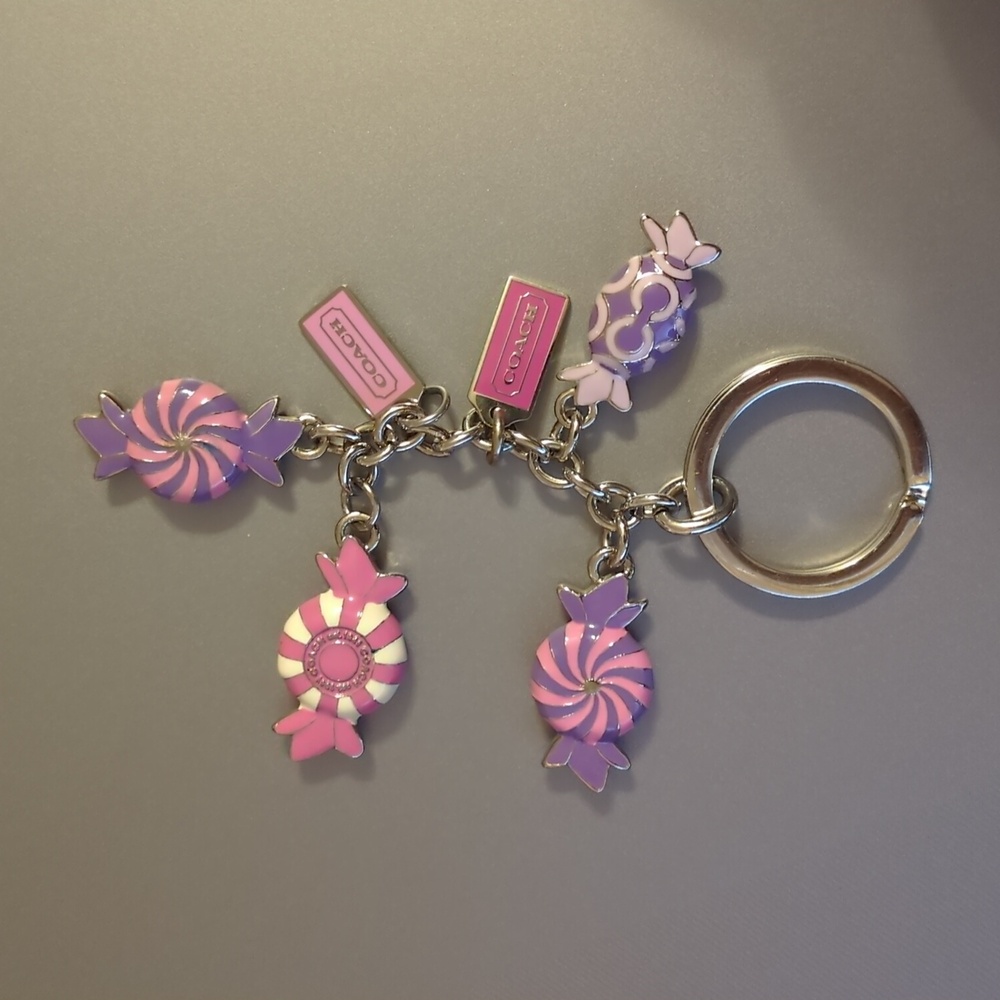 COACH Candy Keychain Purse Charm RARE - Picture 8 of 11